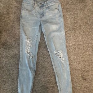 American Eagle Super Stretch X distressed jeans 6